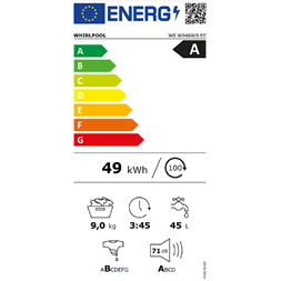 Whirlpool W8 W946WB EE 9 kg elöltöltős mosógép
