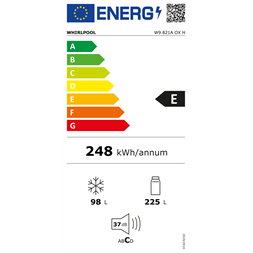 Whirlpool W9 821A OX H alulfagyasztós hűtőszekrény