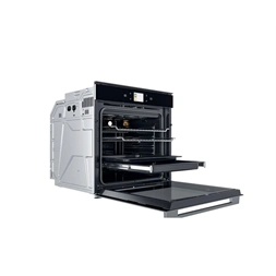Whirlpool W9 OM2 4S1 P BSS fekete, beépíthető, sütőtér: 73L, grill, légkeverés, pirolitikus, sütő (Újszerű)