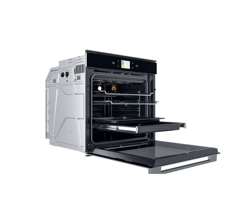 Whirlpool W9 OM2 4S1 P BSS fekete, beépíthető, sütőtér: 73L, grill, légkeverés, pirolitikus, sütő (Újszerű)