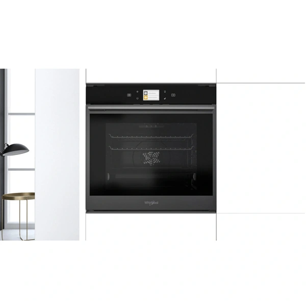 Whirlpool W9 OM2 4S1 P BSS fekete, beépíthető, sütőtér: 73L, grill, légkeverés, pirolitikus, sütő (Újszerű)