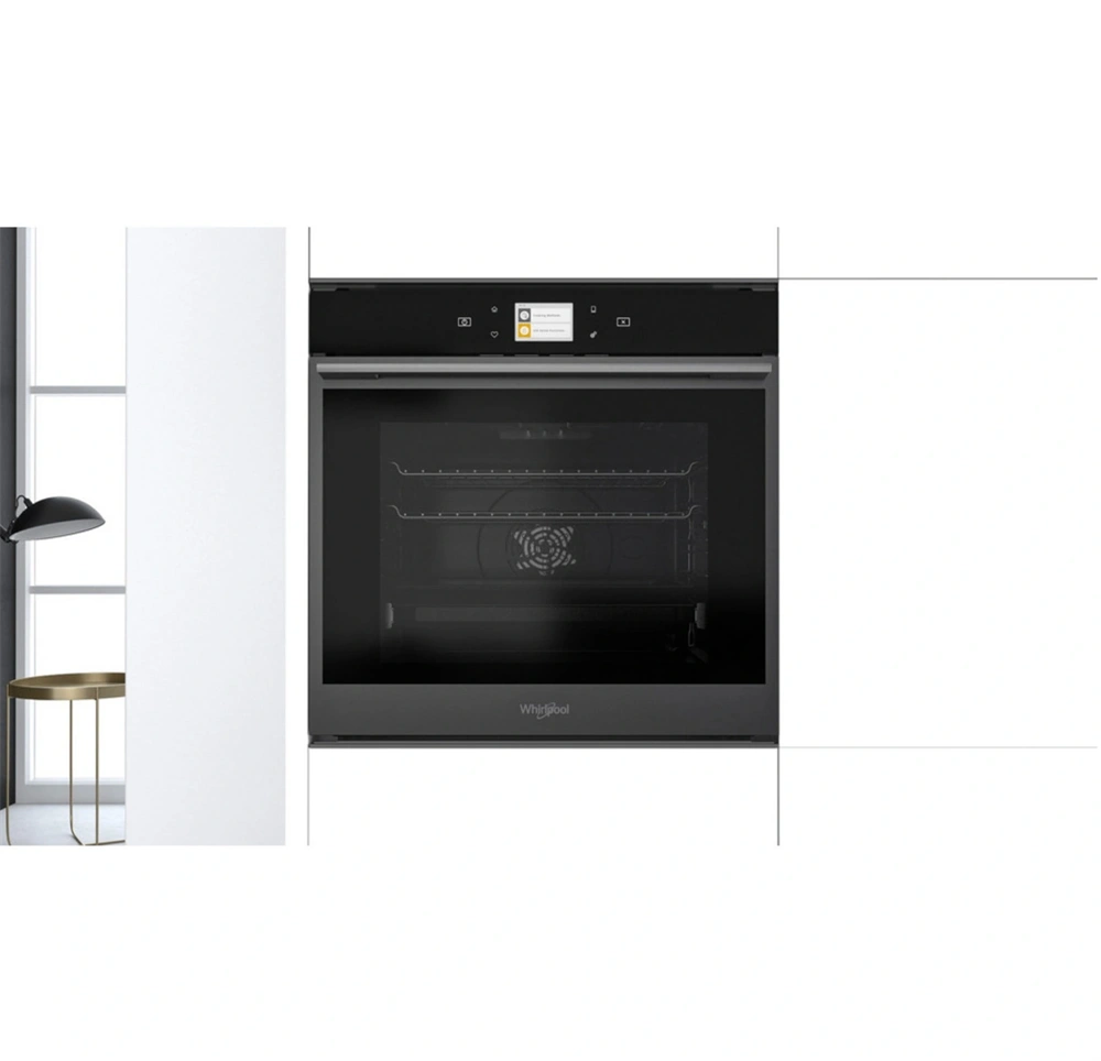 Whirlpool W9 OM2 4S1 P BSS fekete, beépíthető, sütőtér: 73L, grill, légkeverés, pirolitikus, sütő (Újszerű)