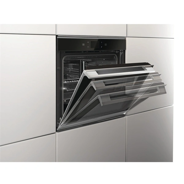 Whirlpool W9 OM2 4S1 P BSS fekete, beépíthető, sütőtér: 73L, grill, légkeverés, pirolitikus, sütő (Újszerű)