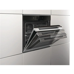 Whirlpool W9 OM2 4S1 P BSS fekete, beépíthető, sütőtér: 73L, grill, légkeverés, pirolitikus, sütő (Újszerű)