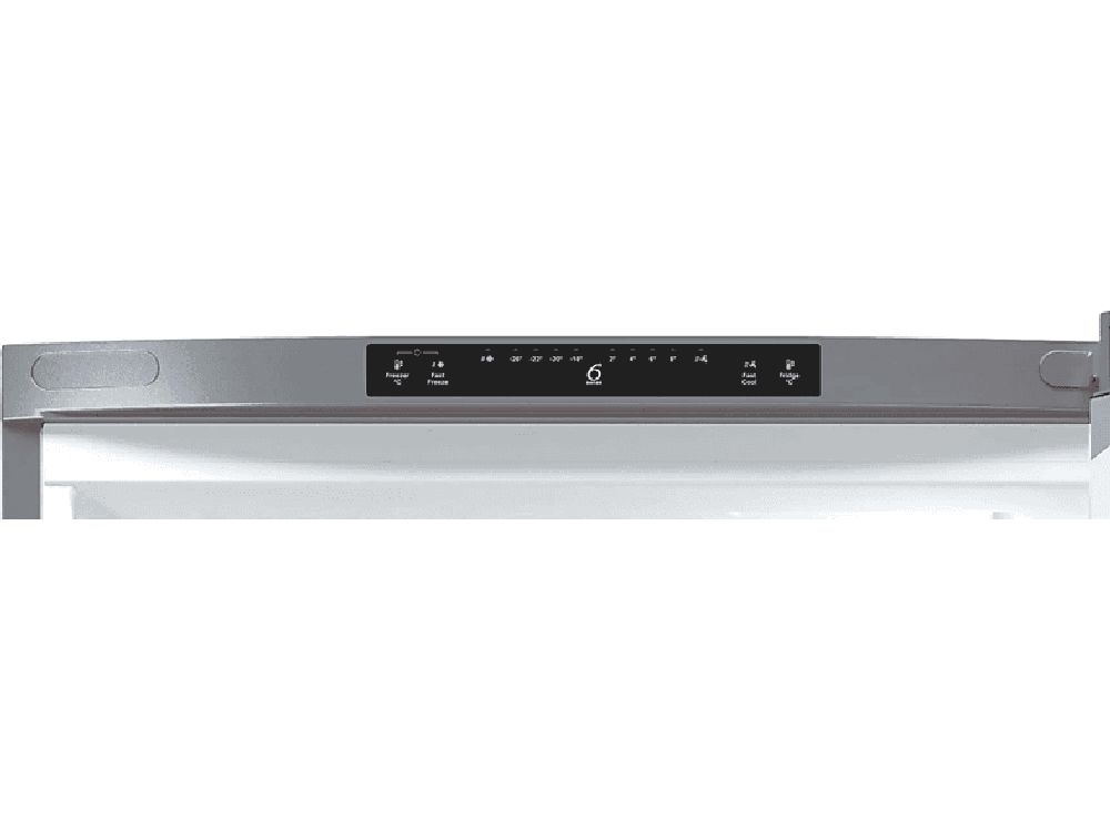 Whirlpool WB70I 953 X inox, alulfagyasztós, Hűtő:309L, Fagyasztó:153L, hűtőszekrény
