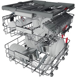 Whirlpool WBO 3O33 PL X beépíthető mosogatógép