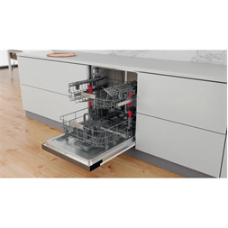 Whirlpool WBO 3T333 P 6.5 X programok száma: 11, beépíthető, 14 terítékes mosogatógép (Újszerű)