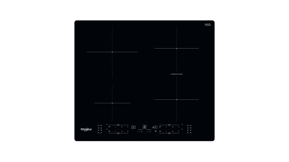 Whirlpool WB B8360 NE fekete, beépíthető, indukciós, főzőzóna: 4, beépíthető méret: 56cm, főzőlap