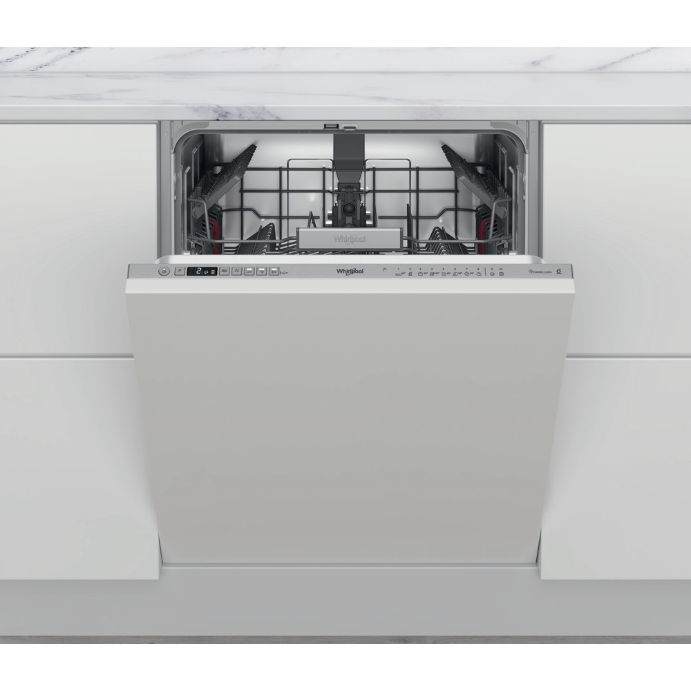 Whirlpool WCIO 3T341 PE programok száma: 10, beépíthető, 14 terítékes mosogatógép 