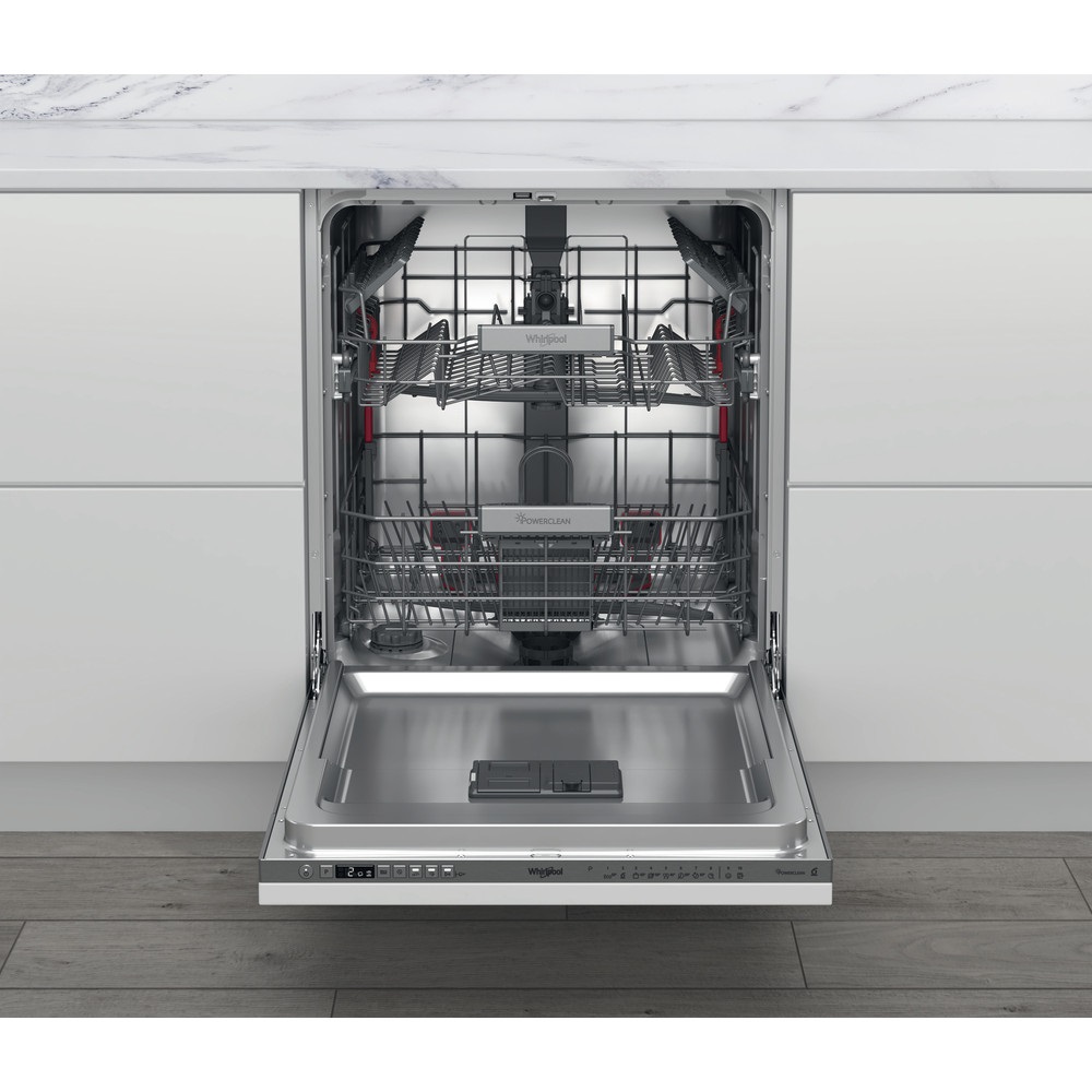Whirlpool WCIO 3T341 PE programok száma: 10, beépíthető, 14 terítékes mosogatógép 