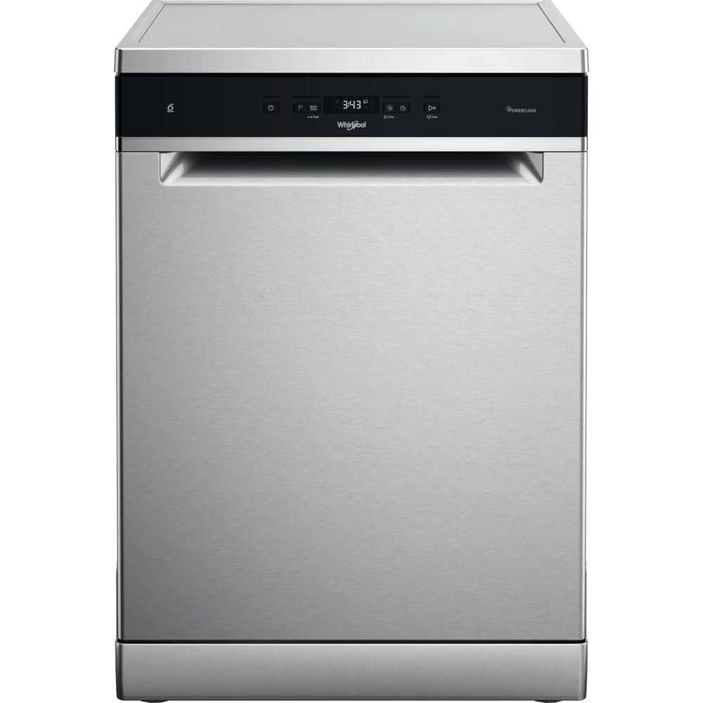 Whirlpool WFC 3C33 PF X fehér, programok száma: 8, szabadonálló, 14 terítékes mosogatógép 