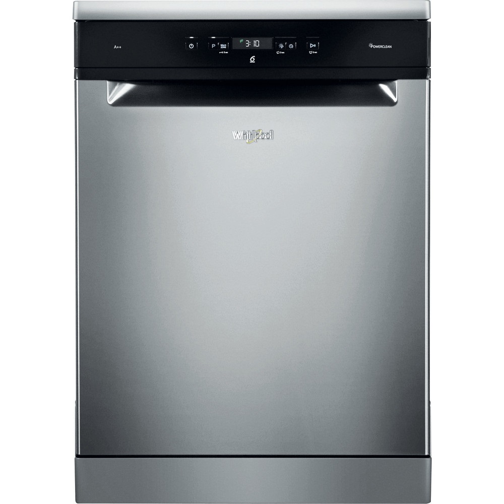 Whirlpool WFC 3C42PX inox, programok száma: 8, szabadonálló, 14 terítékes mosogatógép 