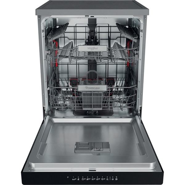 Whirlpool WFO 3O32 N P X inox, programok száma: 10, szabadonálló, 14 terítékes mosogatógép 
