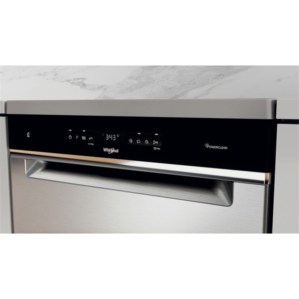 Whirlpool WFO 3O32 N P X inox, programok száma: 10, szabadonálló, 14 terítékes mosogatógép 