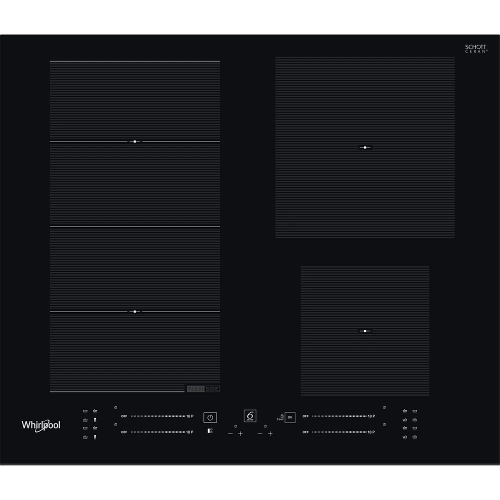 Whirlpool WF S4160 BF fekete, beépíthető, indukciós, főzőzóna: 4, beépíthető méret: 56cm, főzőlap (Újszerű)