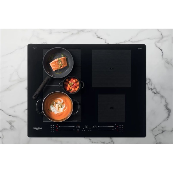 Whirlpool WF S4160 BF fekete, beépíthető, indukciós, főzőzóna: 4, beépíthető méret: 56cm, főzőlap (Újszerű)