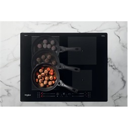 Whirlpool WF S4160 BF fekete, beépíthető, indukciós, főzőzóna: 4, beépíthető méret: 56cm, főzőlap (Újszerű)