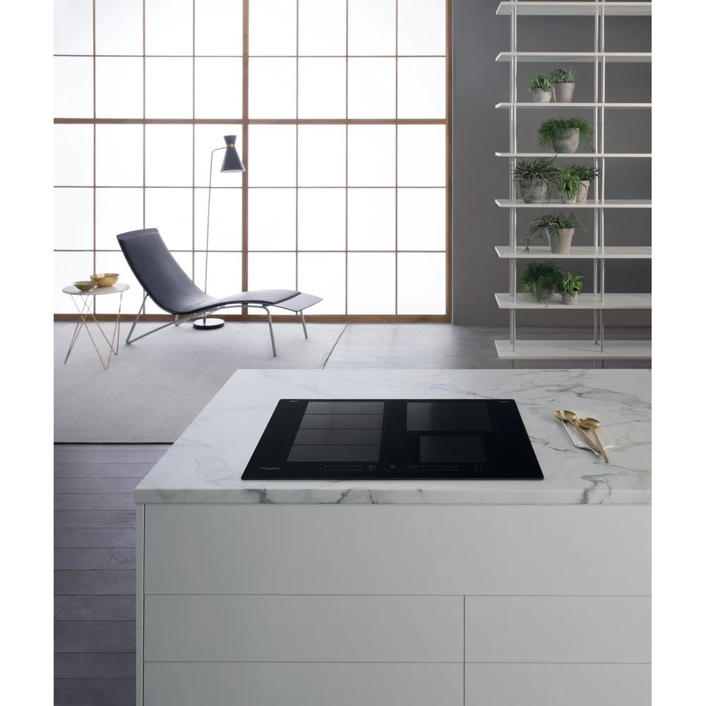 Whirlpool WF S4160 BF fekete, beépíthető, indukciós, főzőzóna: 4, beépíthető méret: 56cm, főzőlap (Újszerű)