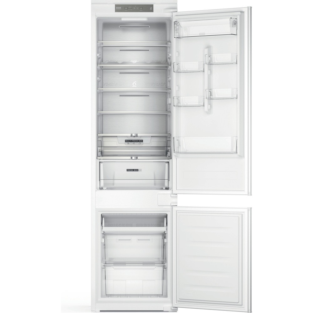 Whirlpool WHC20 T352 fehér, alulfagyasztós, beépíthető, Hűtő:280L, Fagyasztó:68L, Total No frost hűtőszekrény
