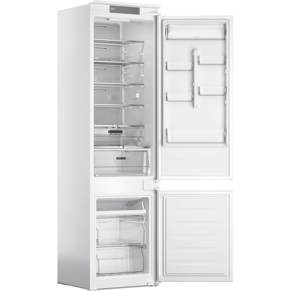 Whirlpool WHC20 T352 fehér, alulfagyasztós, beépíthető, Hűtő:280L, Fagyasztó:68L, Total No frost hűtőszekrény