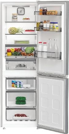 Whirlpool WHK 25364 XP4E, alulfagyasztós, Hűtő:210L, Fagyasztó:106L, Total No frost hűtőszekrény