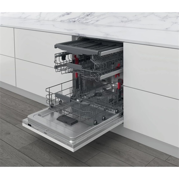 Whirlpool WIC 3C33 PFE beépíthető 14 terítékes mosogatógép
