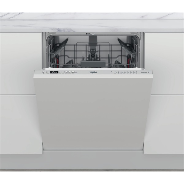Whirlpool WI 7020 P ezüst, programok száma: 8, beépíthető, 14 terítékes mosogatógép 