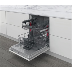 Whirlpool WI 7020 P ezüst, programok száma: 8, beépíthető, 14 terítékes mosogatógép 