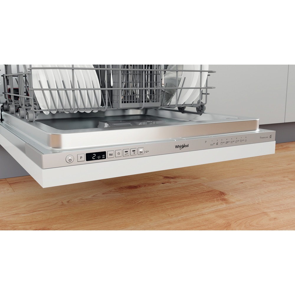 Whirlpool WI 7020 P programok száma: 8, beépíthető, 14 terítékes mosogatógép 