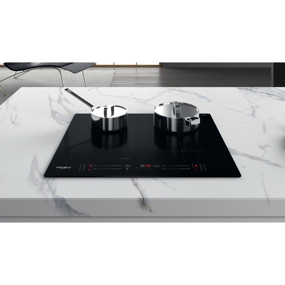 Whirlpool WL S7960 NE fekete, beépíthető, indukciós, főzőzóna: 4, beépíthető méret: 56cm, főzőlap