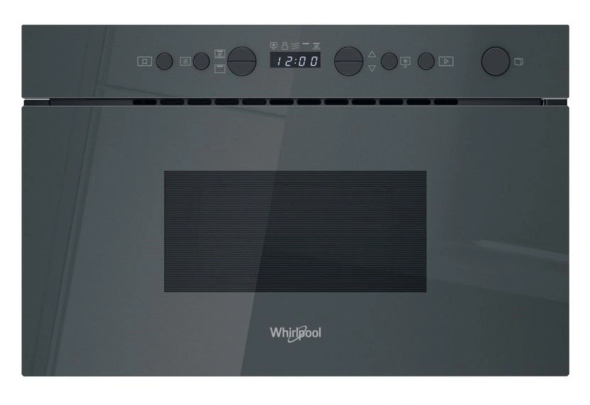 Whirlpool WMN14BSG 750W 22L szürke beépíthető mikrohullámú sütő