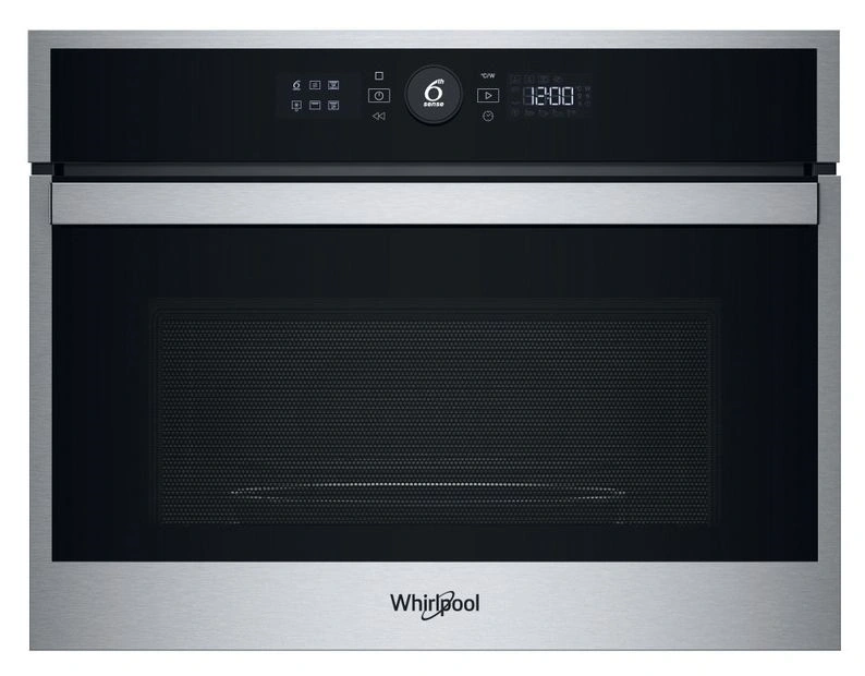 Whirlpool WMW44HMX 900W 40L inox beépíthető mikrohullámú sütő