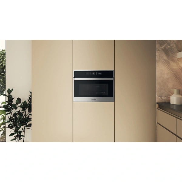 Whirlpool WMW44HMX 900W 40L inox beépíthető mikrohullámú sütő
