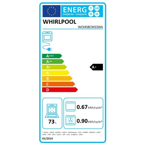 Whirlpool WOI4S8CM1SWA beépíthető sütő