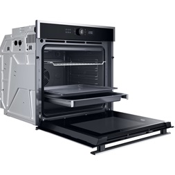 Whirlpool WOI4S8HM1SXA inox-fekete, beépíthető, sütőtér: 73 liter,grill, légkeverés sütő