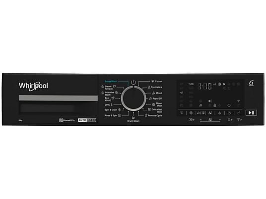 Whirlpool WPM 87W ADS EE fehér, elöltöltős, max.1400ford., 8 kg, mosógép