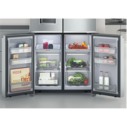 Whirlpool WQ9I MO1L inox Side-by-Side hűtőszekrény