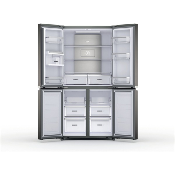 Whirlpool WQ9 U1GX Side-by-Side inox alulfagyasztós hűtőszekrény