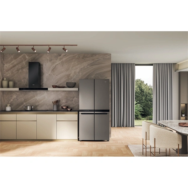 Whirlpool WQ9 U2BL EF fekete, Side-by-Side, Hűtő:388L, Fagyasztó:268L, hűtőszekrény