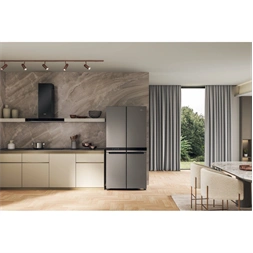 Whirlpool WQ9 U2BL EF fekete, Side-by-Side, Hűtő:388L, Fagyasztó:268L, hűtőszekrény