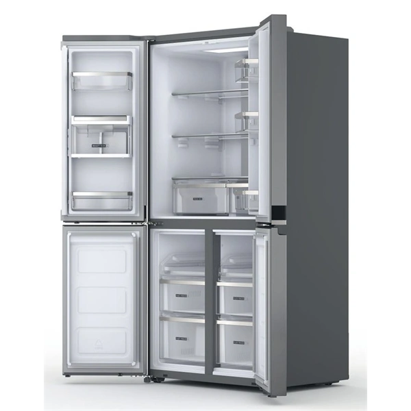 Whirlpool WQ9 U3L EF inox, side-by- side, Hűtő:388L, Fagyasztó:206L, No Frosthűtőszekrény