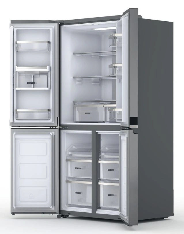 Whirlpool WQ9 U3L EF inox, side-by- side, Hűtő:388L, Fagyasztó:206L, No Frosthűtőszekrény