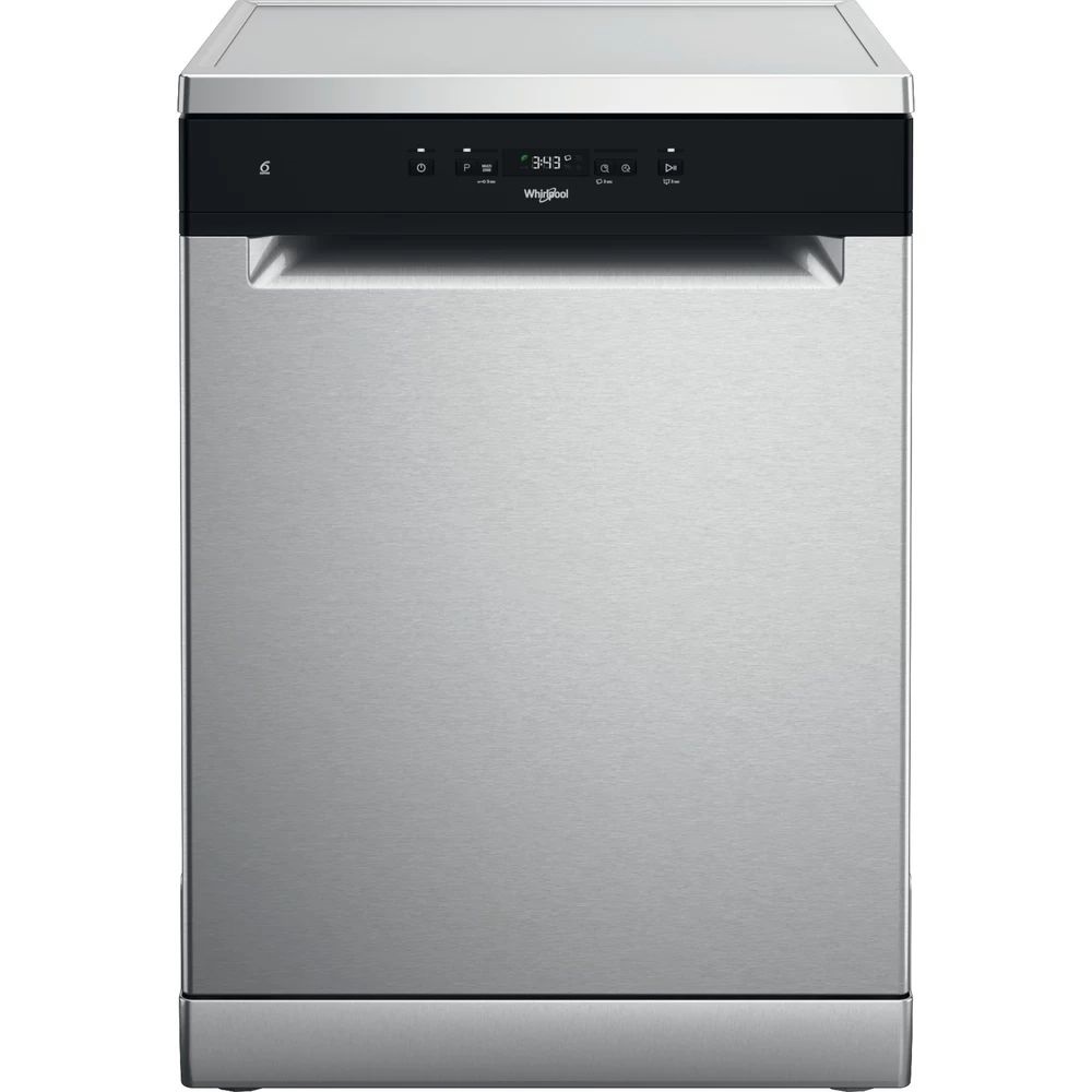 Whirlpool WRFC 3C26X inox, programok száma: 8, szabadonálló, 14 terítékes mosogatógép 