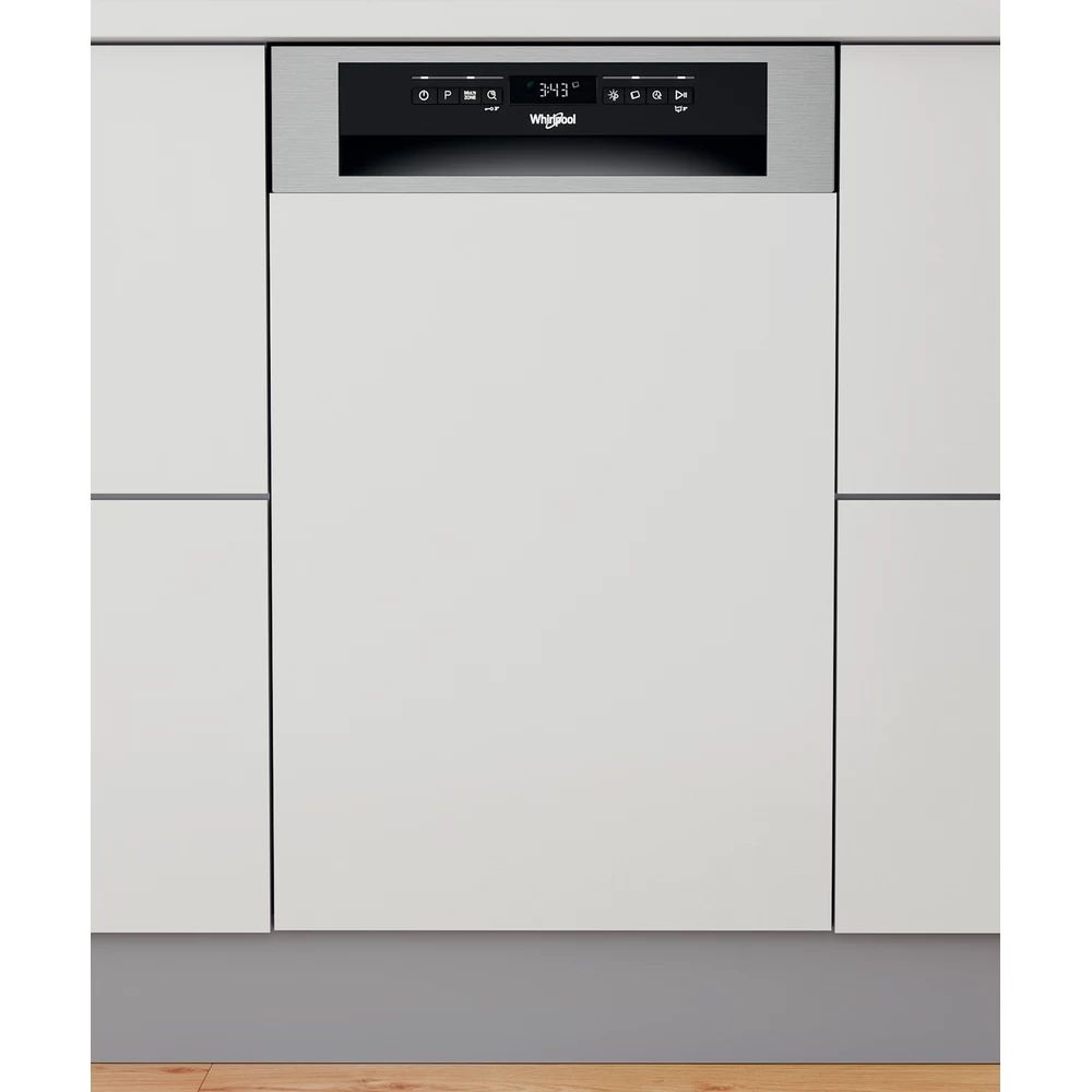 Whirlpool WSBO 3O34 PF X programok száma: 8, beépíthető, 10 terítékes mosogatógép 
