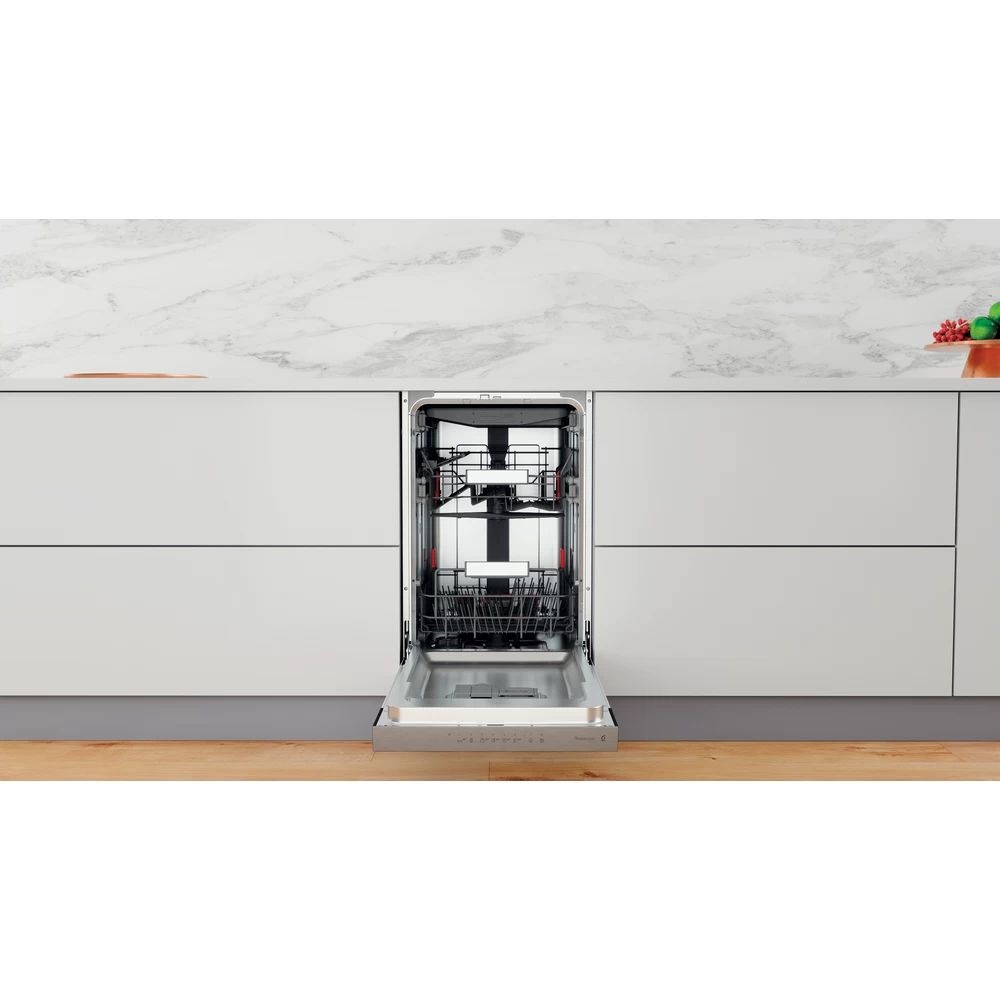 Whirlpool WSBO 3O34 PF X programok száma: 8, beépíthető, 10 terítékes mosogatógép 