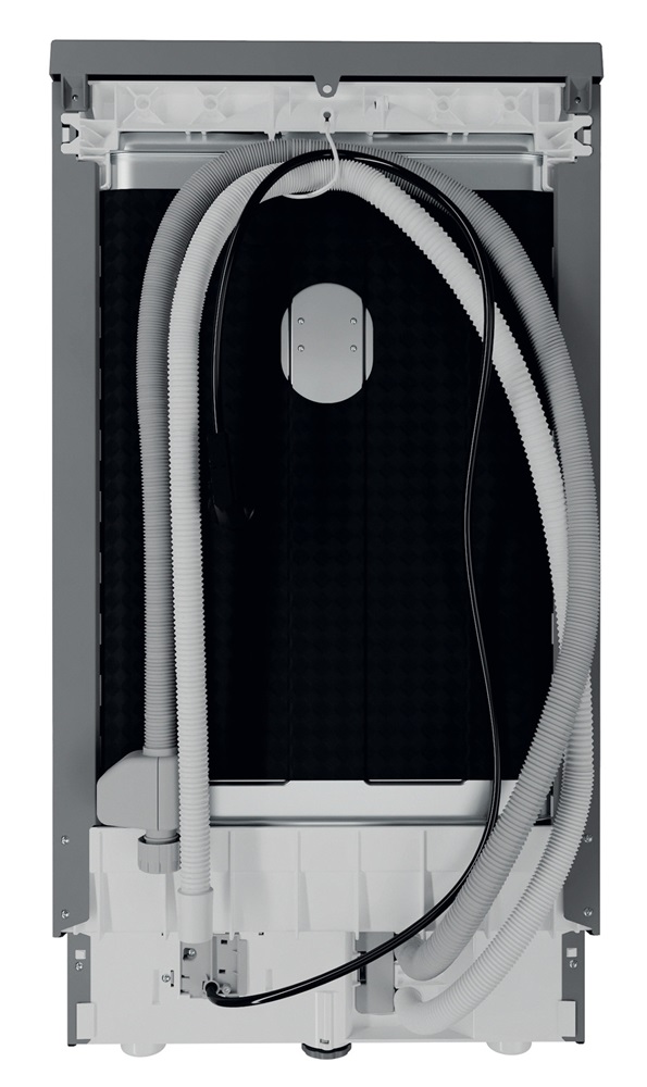 Whirlpool WSFC 3M17 X inox, programok száma: 6, keskeny szabadonálló, 10 terítékes mosogatógép 