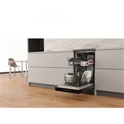 Whirlpool WSFC 3M27 X inox, programok száma: 6, szabadonálló, 10 terítékes mosogatógép (Újszerű)