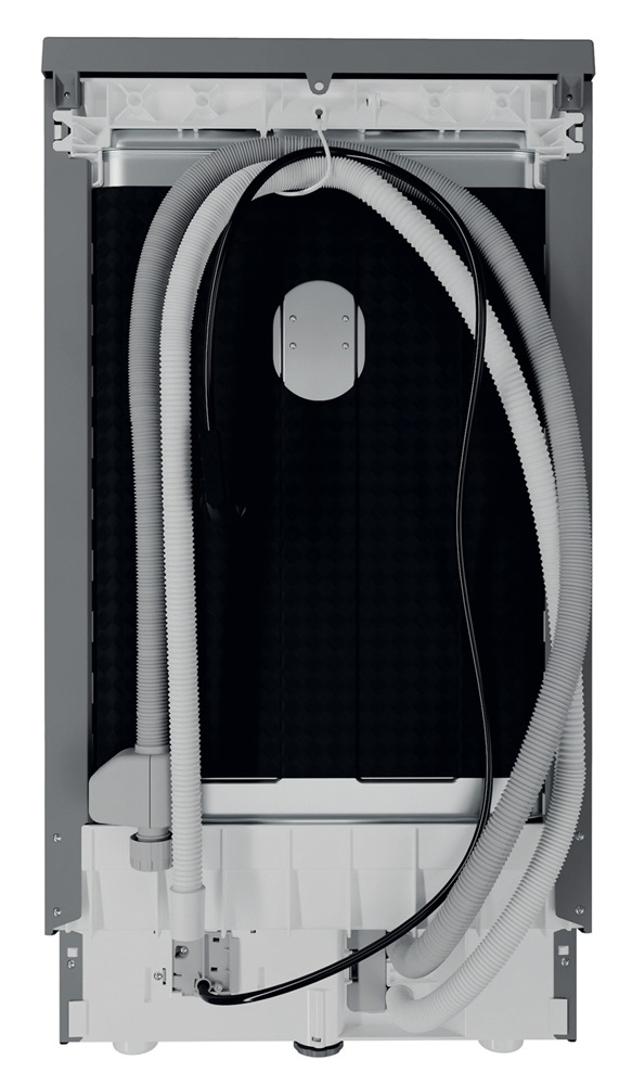 Whirlpool WSFO 3O23 PF X inox, programok száma: 7, keskeny szabadonálló, 10 terítékes mosogatógép 