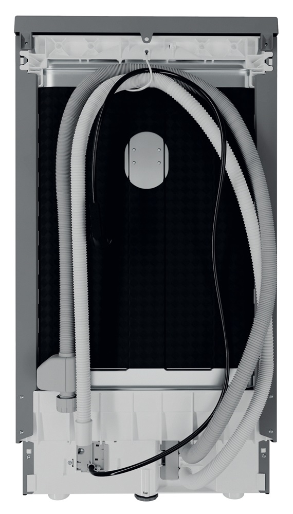 Whirlpool WSFO 3O34 PF X inox, programok száma: 8, keskeny szabadonálló, 10 terítékes mosogatógép 
