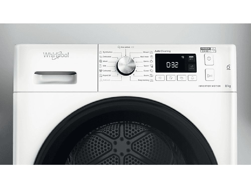 Whirlpool FFT M11 8X3BY EE fehér, 8 kg, hőszivattyús, szárítógép